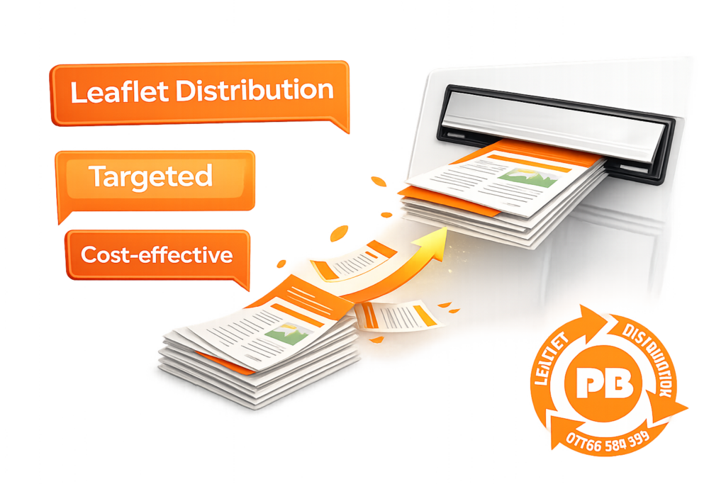 Leaflet distribution route planning