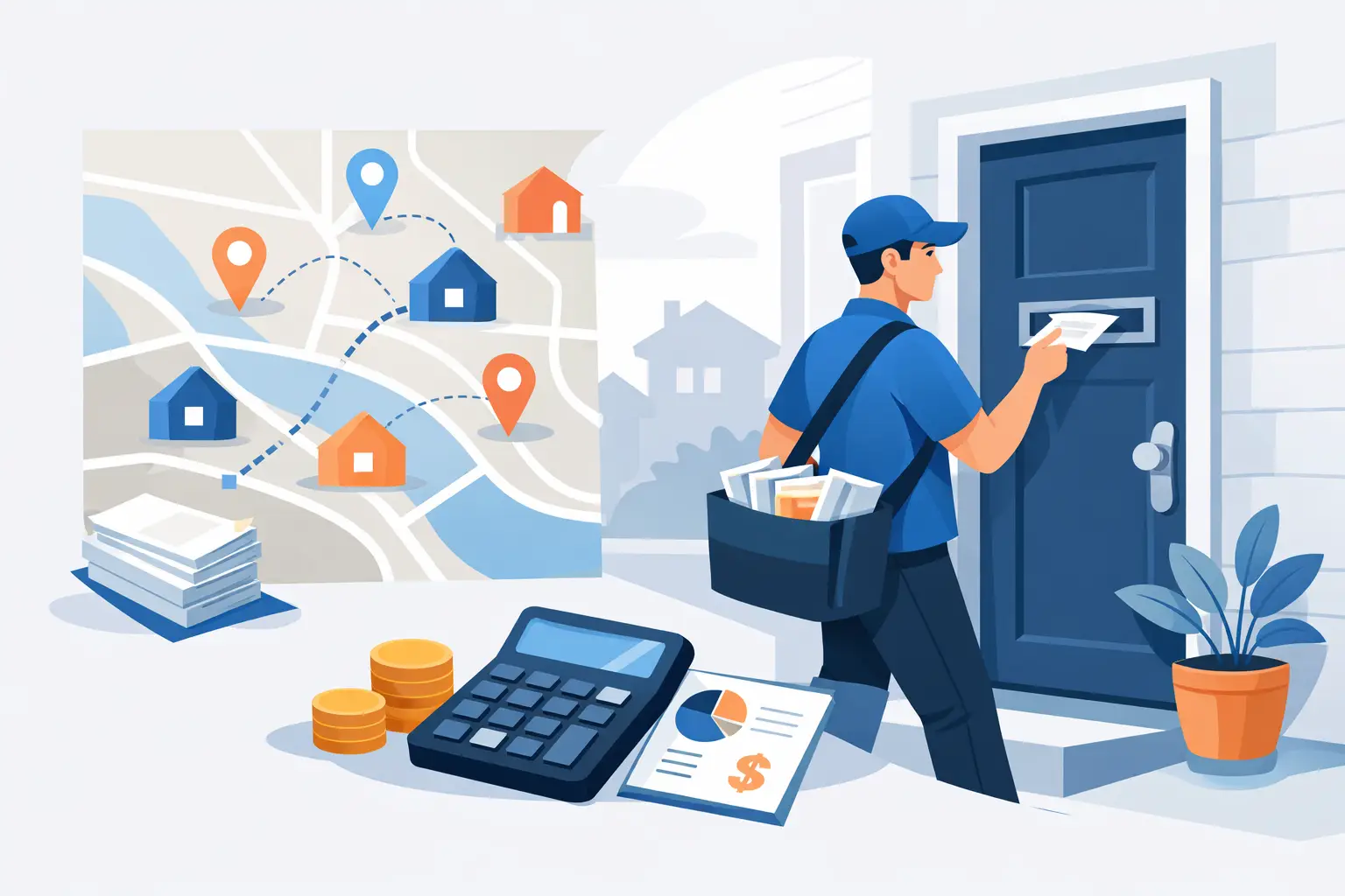 Door to Door Leaflet Distribution Cost