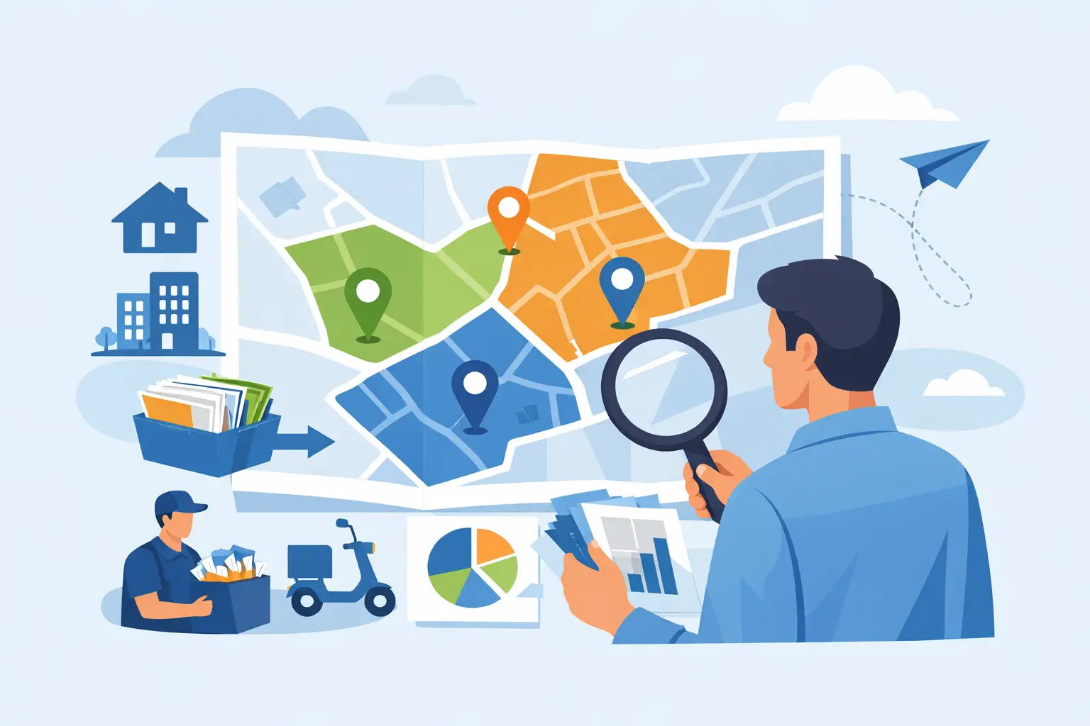 How to Choose Leaflet Areas for Coverage