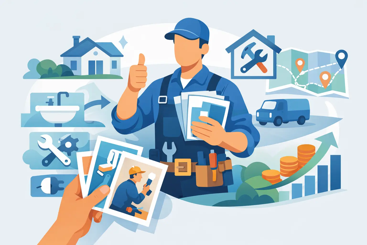 Leaflet Campaign Case Study for Trades